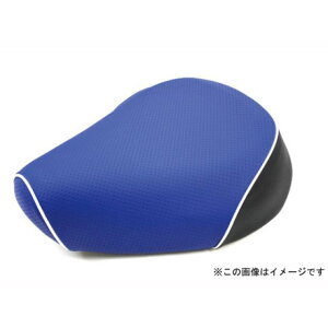 グロンドマン レッツII(CA1KA)外タンク 国産シートカバー エンボスブルー レッツII タイプ 張替 仕様 白パイピング GH24SC260P20