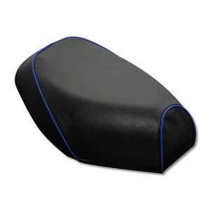 グロンドマン BJ 国産シートカバー 黒 BJ(ベーシックジョグ) タイプ 被せ 仕様 青パイピング GR28YC10P50