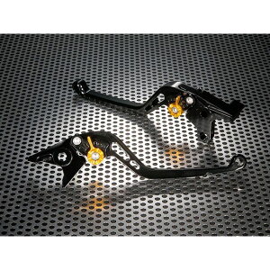 ユーカナヤ スタンダードタイプ ロングアルミビレットレバーセット TMAX TMAX530 レバー ブラック アジャスター シルバー YA009-046-0101-03