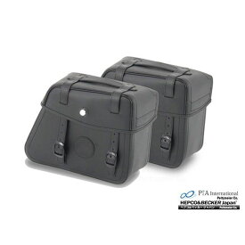 ヘプコ＆ベッカー 牛本革サイドバック 「RUGGED/ラッグド」 カラー ブラック 620-355-0001