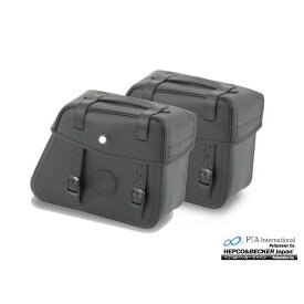 ヘプコ＆ベッカー 牛本革サイドバック「RUGGED/ラッグド Slim」 カラー ブラック 620-350-0001