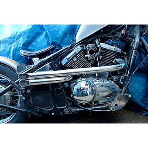 部品屋K&W ステンレス製ショットガンマフラー バルカン400/バルカンクラシック P18021