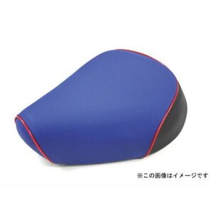 グロンドマン リモコンジョグ/ZR(5KN/5SU/5PT/5SW) 国産シートカバー エンボスブルー リモコンジョグ/ZR タイプ 張替 仕様 赤パイピング GH29YC260P40