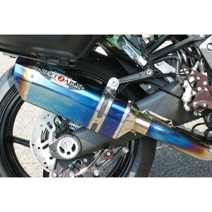 ビートジャパン NASSERT Evolution Type II T-2(P) パニアケース対応マフラー Ninja1000ABS サイレンサー クリアチタン 0223-KD6-50