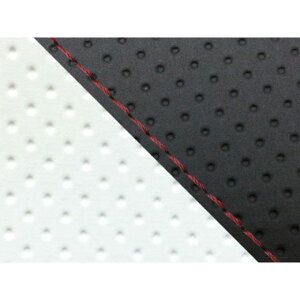 グロンドマン CBR1000RR(SC57) 国産シートカバー 張替 エンボス黒&エンボス白 CBR1000RR 仕様 赤ステッチ 適合 シングル(フロント側) GH5574HC828S40