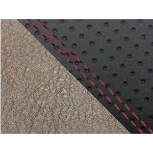 グロンドマン CBR1000RR(SC57) 国産シートカバー 張替 エンボス黒&ダーク灰 CBR1000RR 仕様 赤ダブルステッチ 適合 ダブル(リア側) GH5575HC851SW40