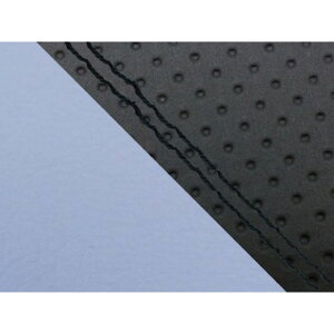 グロンドマン CBR1000RR(SC57) 国産シートカバー 張替 エンボス黒&ライト青 CBR1000RR 仕様 黒ダブルステッチ 適合 シングル(フロント側) GH5574HC834SW10