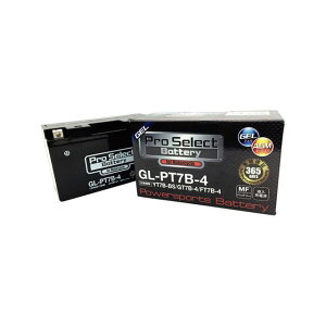 【メーカー直送】プロセレクトバッテリー GL-PT7B-4(YT7B-BS、GT7B-4 互換) ジェルタイプ 液入り充電済み PSB116