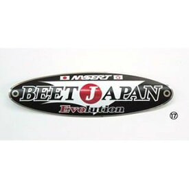 BEET 楕円エンブレム 0707-BJ1-00 ビートジャパン ドレスアップ・カバー バイク 汎用