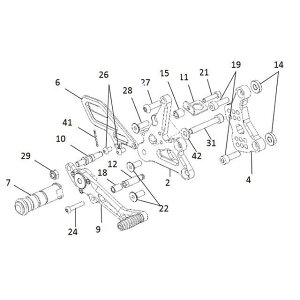 �X�g���C�J�[ �u���[�L�y�_�� TYPE9 MT-09/ABS/XSR900 ZX-6R SS-R9706B09B