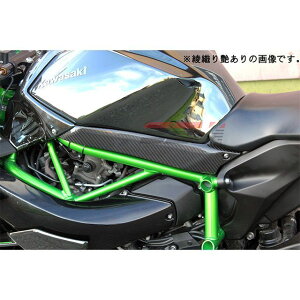 SPEEDRA タンクサイドカバー 左右セット ドライカーボン NINJA H2/H2R カラー 綾織り艶あり CKA0704TG