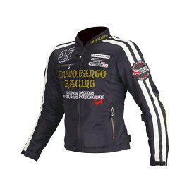 モトファンゴ MJ-003 ダブルラインメッシュジャケット（ブラック/ゴールド） サイズ M ・17-003