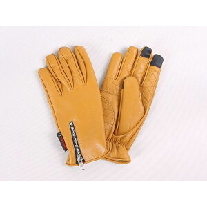 デグナー TG-47i スマホ対応 山羊革ツーリンググローブ(キャメル) サイズ S TG-47i-CA