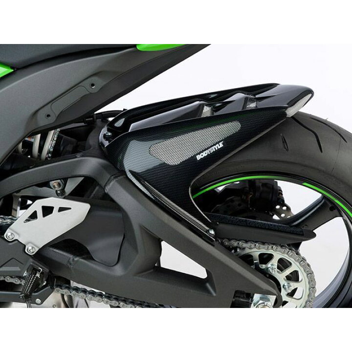 楽天市場】ボディースタイル リアハガー KAWASAKI ZX-10R 2011-2018 
