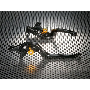 ユーカナヤ Rタイプ 可倒式 アルミ削り出しビレットレバー(レバーカラー:ブラック) CBR1000RR FIREBLADE カラー 調整アジャスター:グリーン HO019-014-0701-07