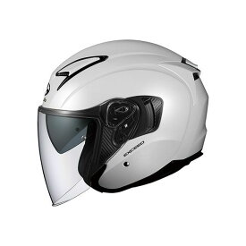 正規品／OGK KABUTO EXCEED（エクシード） パールホワイト サイズ：S オージーケーカブト ジェットヘルメット バイク
