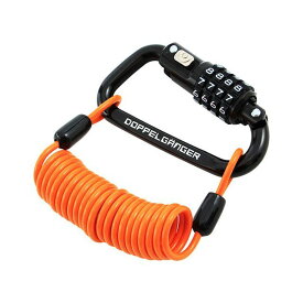 【メーカー直送】ドッペルギャンガー ダイヤルコンボカラビナロック（ブラック） DKL151-BK