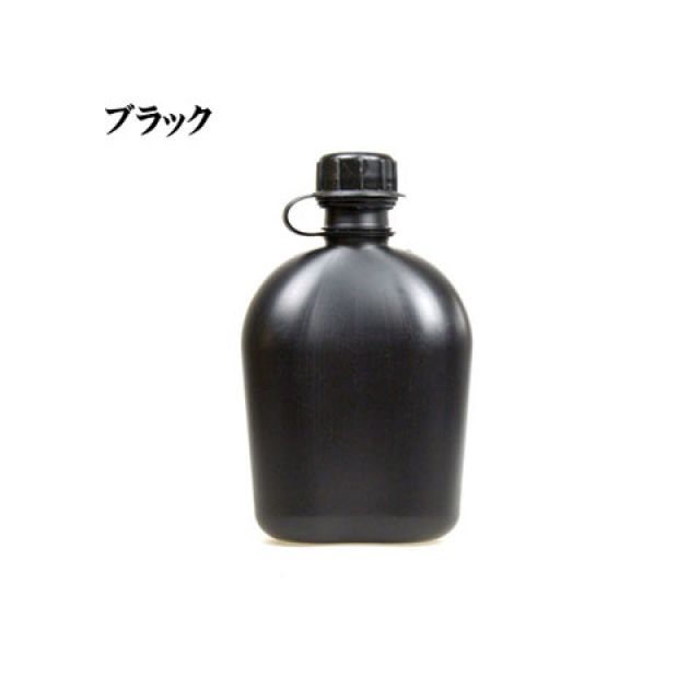 ロスコ ROTHCO 水筒 ボトル ポリタンク 永遠の定番 1QT アウトドア用品 ブラック キャンティーンボトル GIスタイル 在庫処分
