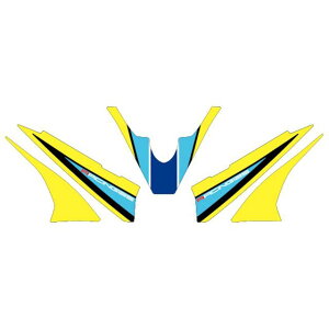 �y���[�J�[�����z�G���f�B�[�G�t GSX-R125�i2018�`�j �O���t�B�b�N�L�b�g �A�^�b�J�[���f�� �u���[�^�C�v GSX-R125 �^�C�v ���A�t�F���_�[�p�[�c M18GSXR125-A-BU-RF