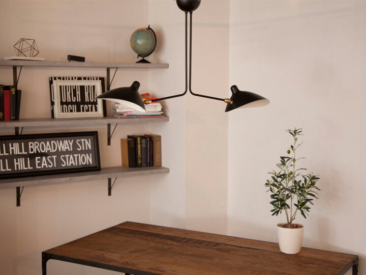 楽天市場】セルジュ・ムーユ ペンダントライト StP2 （ストレート2灯  