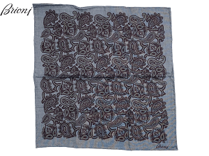 �Z�[�� SALE �l���� �u���I�[�j �`�[�t Brioni O71000 P8055 1360 FAZZOL ORLATO ���S���� �O���[�n�n �G���W�n �y�C�Y���[�� �R�b�g�� �n���h���[�� �|�P�b�g�`�[�t �|�P�b�g�X�N�G�A �n���J�`�[�t