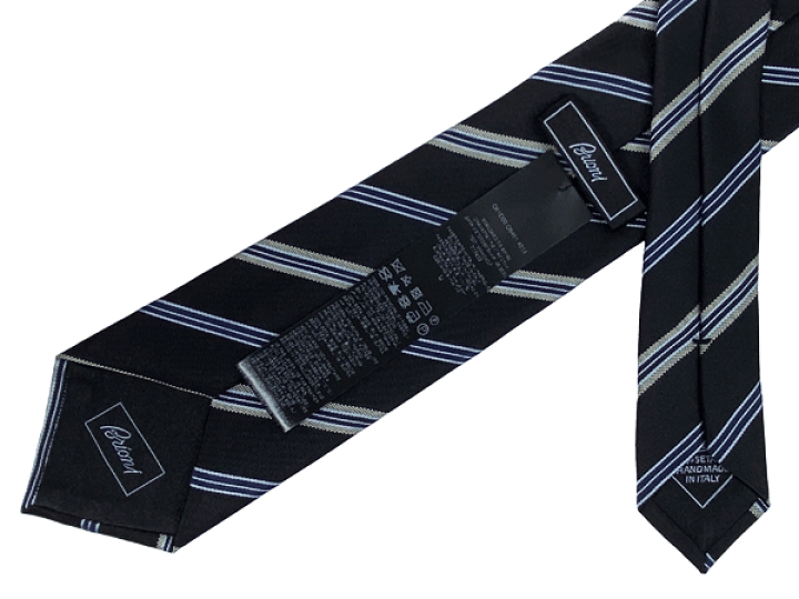 楽天市場】ブリオーニ ネクタイ Brioni O61D00 O9461 4014 MIDNIGHT