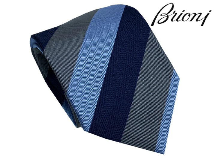 楽天市場】ブリオーニ ネクタイ Brioni O61D00 P9470 1349 FLANNEL SKY 