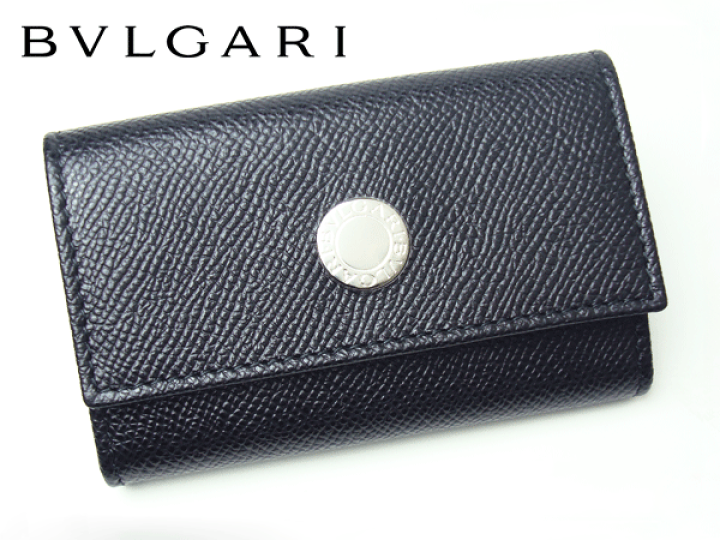【4/24限定29990円→9180円】 BVLGARI ブラック キーケース ブルガリ キーケース メンズ ブルガリブルガリ マン BB MAN