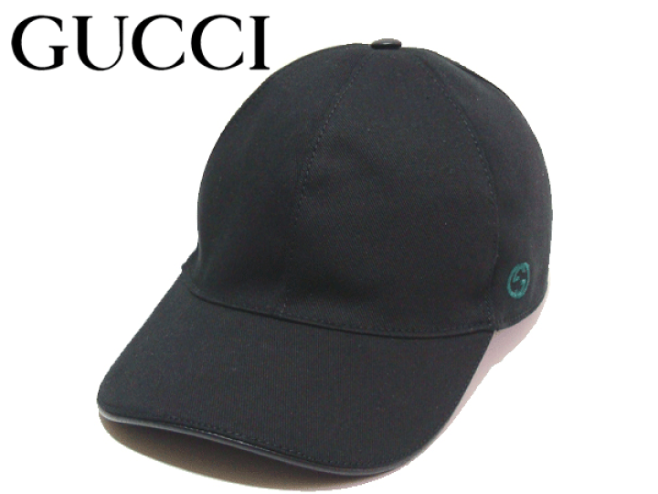 VIP* GUCCI ダブルG付き レザー ベースボールキャップ ギフト