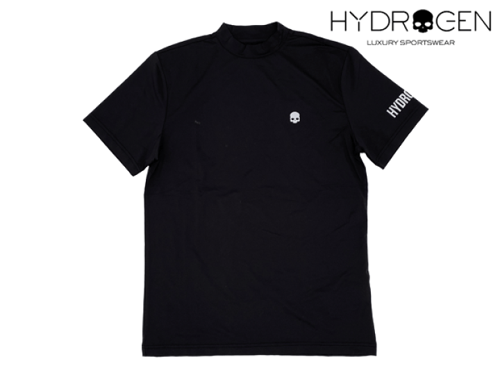 即納 HYDROGEN GOLF ブラック ロールネック ストレッチ シャツ M 楽天市場】ハイドロゲン ゴルフ ロールネックTシャツ HYDROGEN