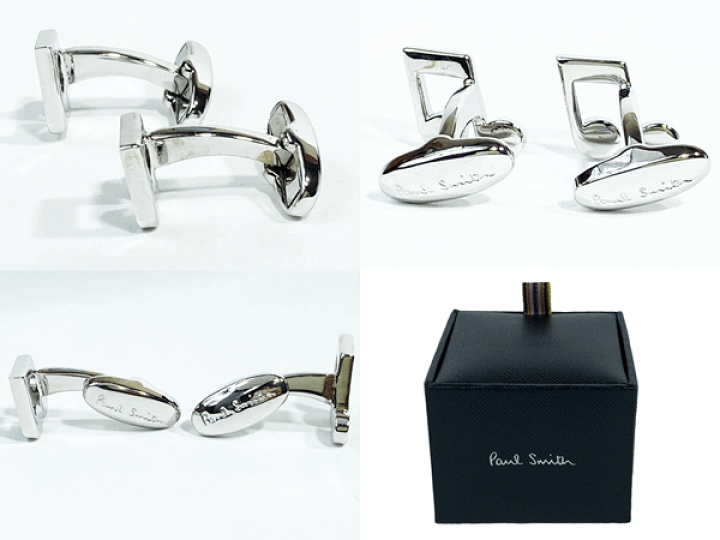 完売モデル　音符♫モチーフのカフス　ポールスミス　新品 楽天市場】ポールスミス カフスボタン Paul Smith M1A CUFF ECNOTE MEN