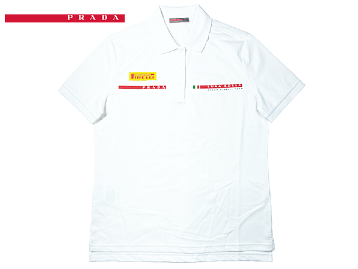 LUNA ROSSA ピレリポロシャツ M ホワイト