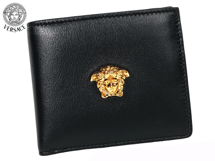 新品正規品 VERSACE メンズ 折りたたみ財布 バロック 二つ折り財布