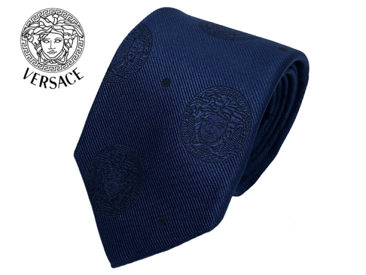 楽天市場】ヴェルサーチ ネクタイ VERSACE ICR7001 IT00156 I4148 NAVY