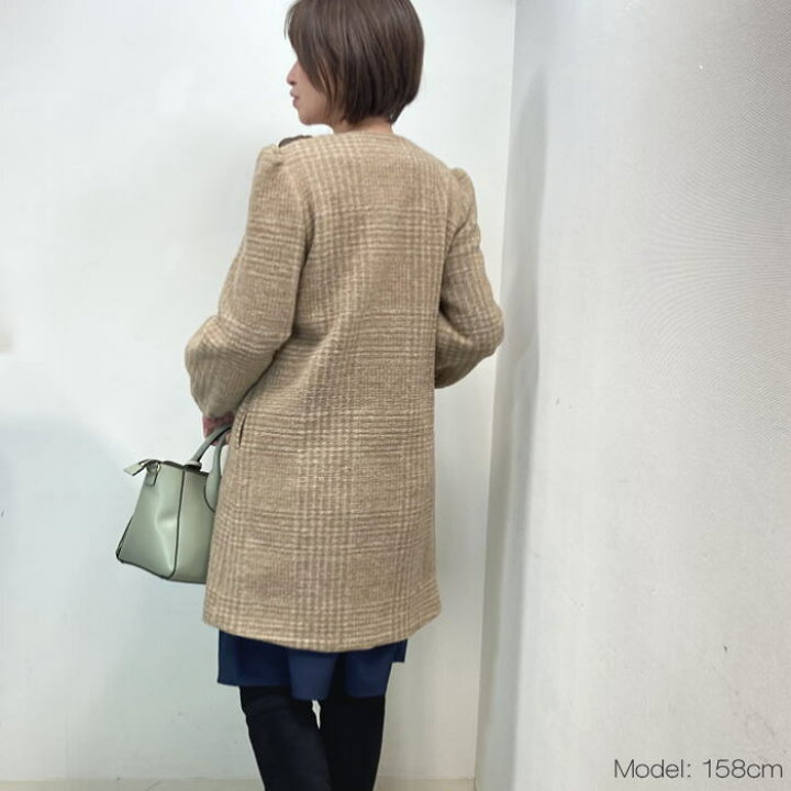 楽天市場】コート レディース 冬 きれいめ ミドル丈 Aライン  