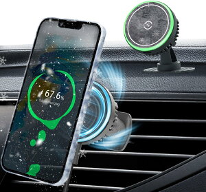 Perrace X}zz_[  MagSafeΉ 15W}[d CX[d ԍڃz_[ p@\t ԍڏ[d GARo_bV{[ht 360°] LEDCgt iPhone 16/15/14/13/12V