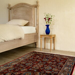 【本場イラン産】100×150cm ペルシャ絨毯(機械織) ラグサイズS(送料無料 かわいい おしゃれ 絨毯 ラグ バンブーシルク モーダル ペルシャ)◆ZA-7