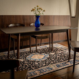 【アウトレット商品】【本場イラン産】147×218cmペルシャ絨毯(機械&手織り) ラグサイズM(送料無料 かわいい おしゃれ 絨毯 ラグ バンブーシルク モーダル ペルシャ)◆DO-30