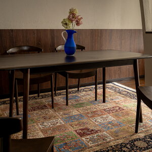 【本場イラン産】200×300cm ペルシャ絨毯(機械織) ラグサイズLL(送料無料 かわいい おしゃれ 絨毯 ラグ バンブーシルク モーダル ペルシャ)◆No2001