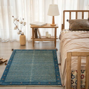 【本場イラン産】ギャッベ 84×125cm ラグ(送料無料 手織り 天然染料 かわいい おしゃれ 絨毯 玄関 ラグ ウール100% ペルシャ ギャベ Gabbeh リーズバフト)