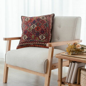 【本場イラン産】48×46cm ミニキリム(送料無料 手織り 天然染料 かわいい おしゃれ 絨毯 ラグ ウール100% ペルシャ)◆EMEDY エメディ