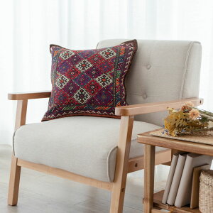 【本場イラン産】46×46cm ミニキリム(送料無料 手織り 天然染料 かわいい おしゃれ 絨毯 ラグ ウール100% ペルシャ)◆KIARASH キアーラシュ