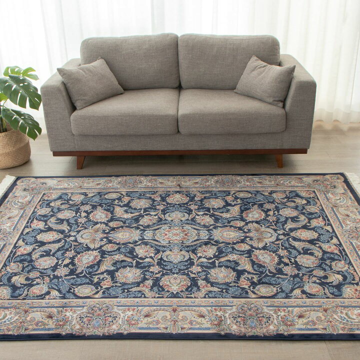 楽天市場】【本場イラン産】150×215cm ペルシャ絨毯（機械織） ラグ 