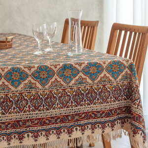 【本場イラン産】ペルシャ更紗 160×240cm 総柄 ブラウン(ペルシャ絨毯風 洗える マルチカバー ギフト テーブルクロス 綿100% ガラムカール おしゃれ 送料無料)