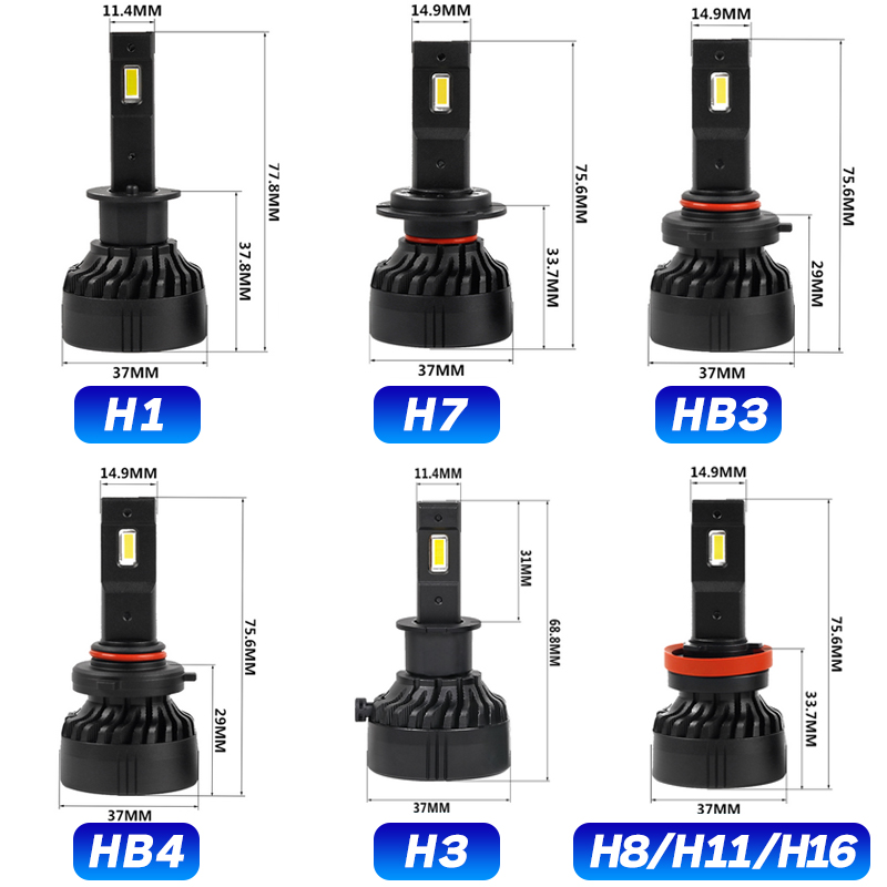 楽天市場】H4 H11 H7 H1 LEDヘッドライト led バルブ 爆光 16000lm