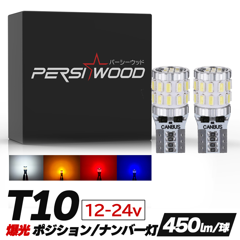 卓出 新型 爆光 高性能 高耐久 T10 LED ポジション ナンバー灯 04