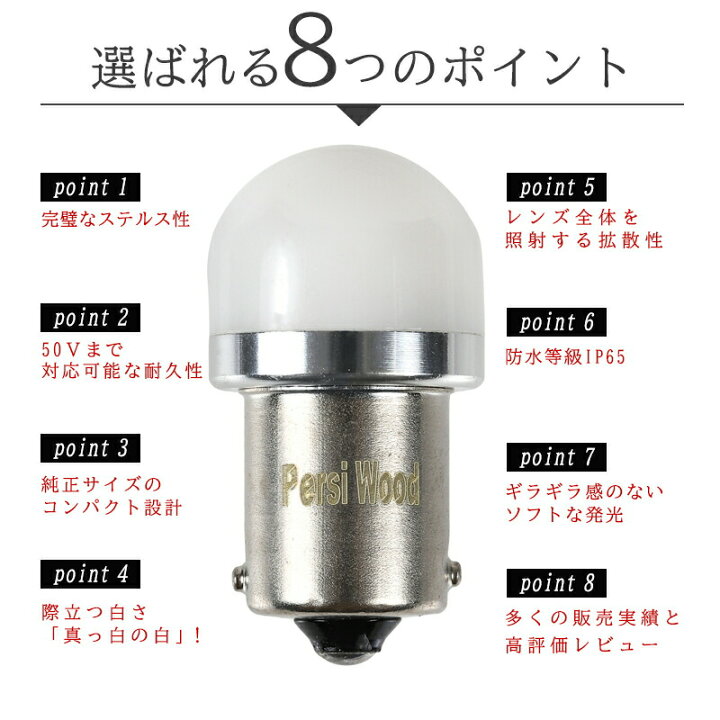 楽天市場】S25 LED シングル レッド 赤 ホワイト アンバー 12v-24v led 