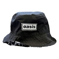 (オアシス) Oasis オフィシャル商品 ユニセックス Maybe ハット ロゴ リバーシブル バケットハット 帽子 …