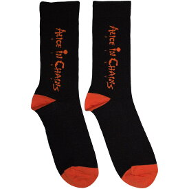(アリス・イン・チェインズ) Alice in Chains オフィシャル商品 ユニセックス ロゴ 靴下 ソックス (1足組) 【海外通販】