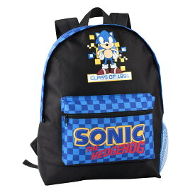 (ソニック・ザ・ヘッジホッグ) Sonic The Hedgehog オフィシャル商品 キッズ・子供 レトロゲーム バックパック リュック かばん 【海外通販】